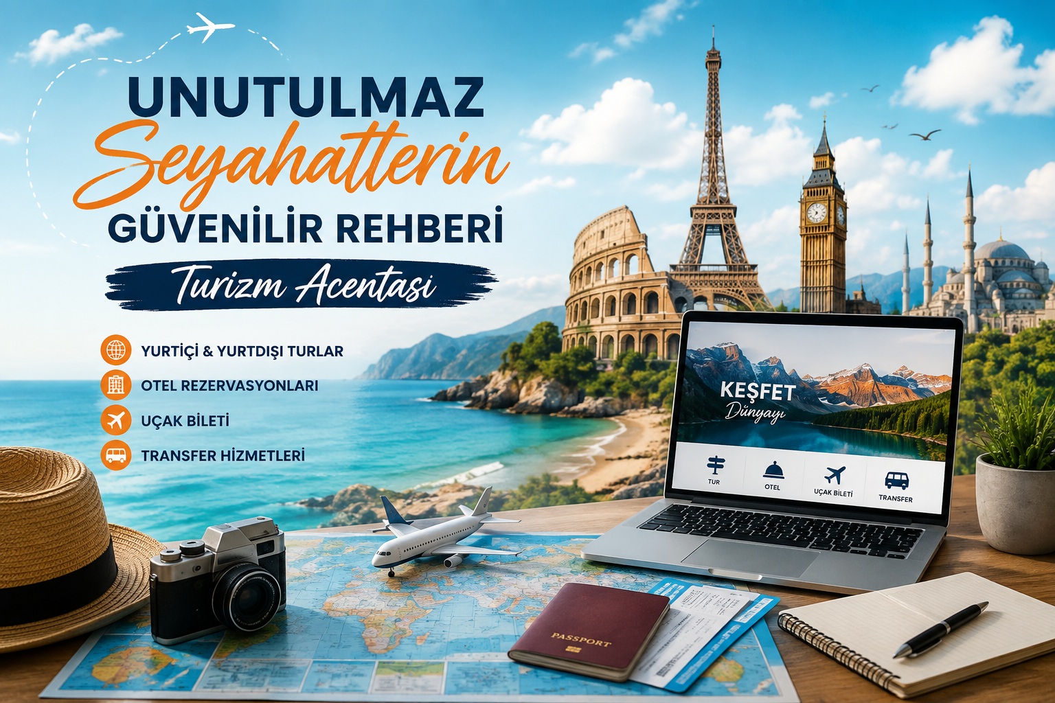 Profesyonel Turizm Acentası ile Keyifli ve Güvenli Seyahatler